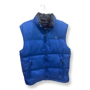 American Eagle Outfitters Men's Vibrant Blue Quilted Vest